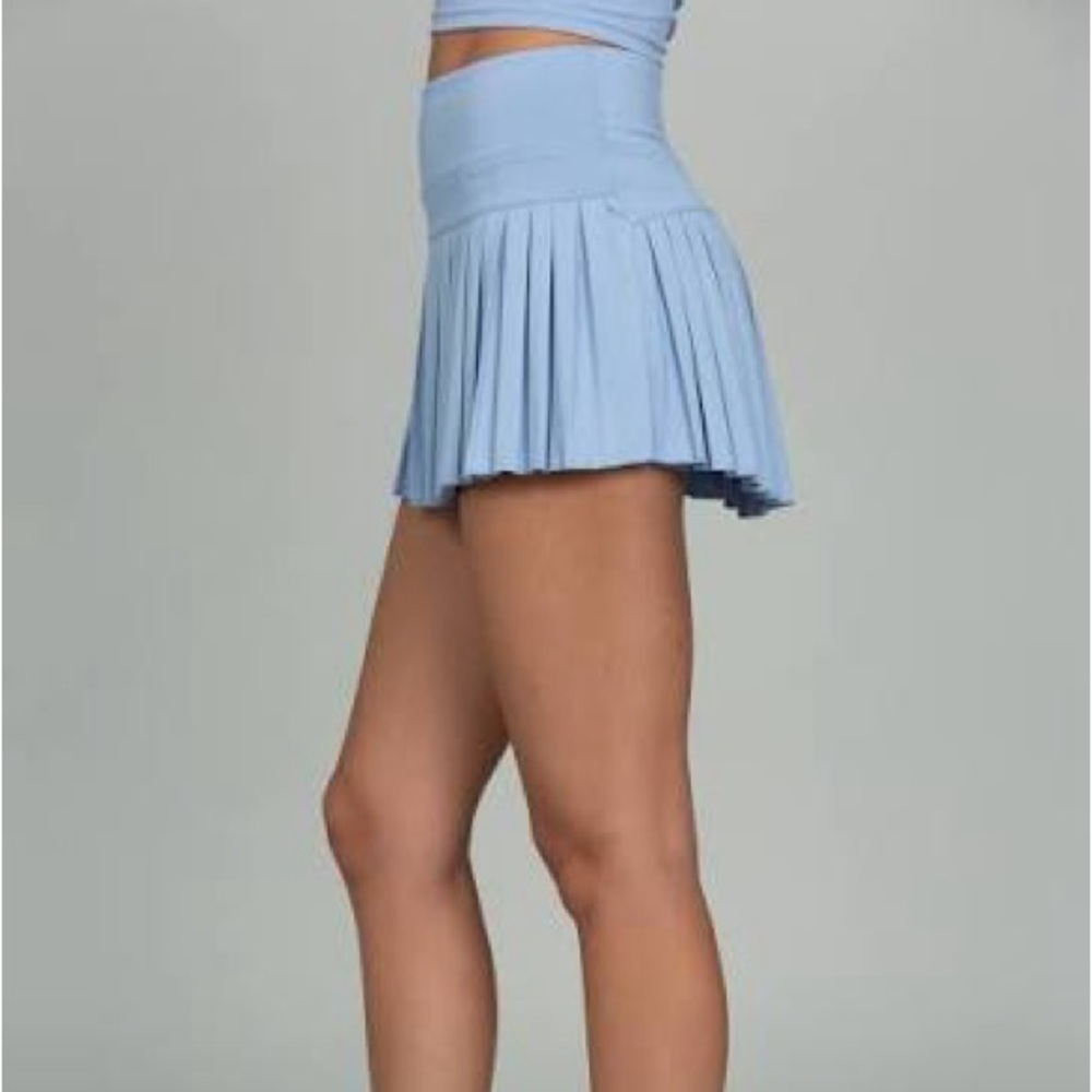 Gold Hinge Blue Skort